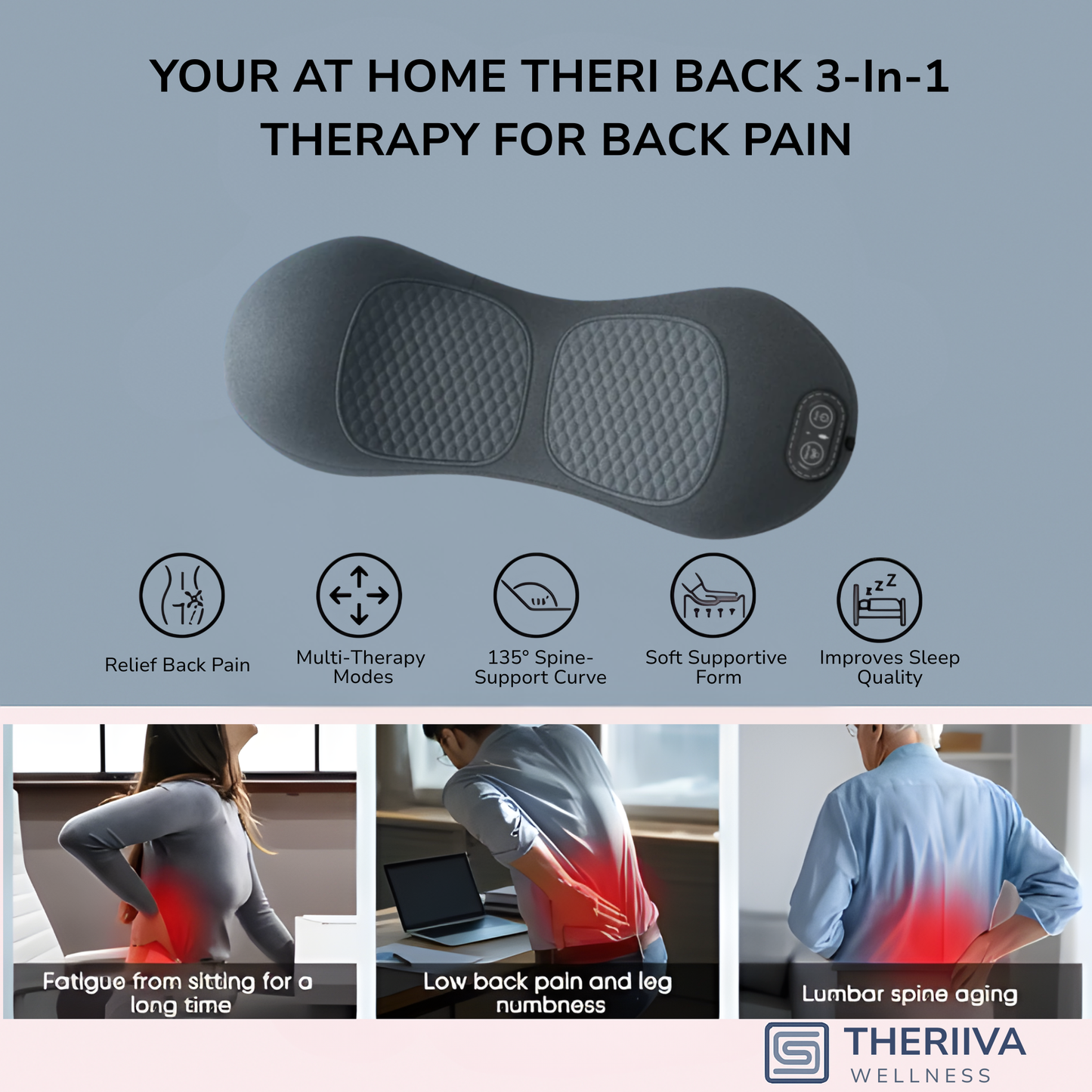 FlexiSpine™ Spine Relief Pillow